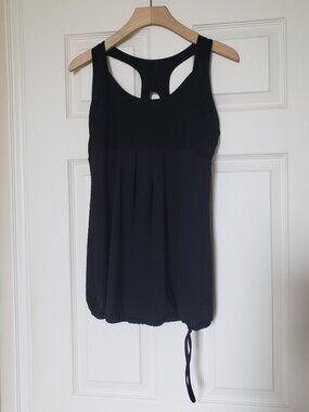 Old Navy Active Women's Loose Fit Black Tank - Size Medium - EUC